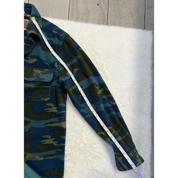 Outdoor Life Jacket Mens Small Camoflauge Fleece Button Up Hunt Winter Fall - Picture 8 of 8